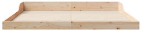 vidaXL Σκελετός Κρεβατιού Καφέ 180 x 200 cm Μασίφ ξύλο πεύκου