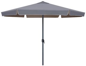 ΟΜΠΡΕΛΑ ΚΗΠΟΥ CAPRI MEGAPAP ΑΛΟΥΜΙΝΙΟΥ ΧΡΩΜΑ ΑΝΘΡΑΚΙ Ø3M.