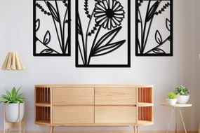 Intra απο ξύλο plywood 3mm-4mm πάχος - Floral διακόσμηση τοίχου Σχέδιο κοπής με λέιζερ 13 Δίασταση 30x20 cm INTRAFABR-75728471