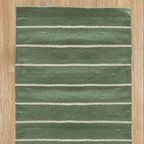 Χαλάκι Κουζίνας Pin Green Palamaiki 60X120cm Cotton