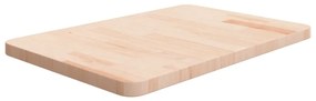 vidaXL Πάγκος Μπάνιου 60 x 40 x 2,5 εκ. Ακατέργαστο Μασίφ Ξύλο