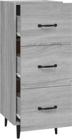 vidaXL Ντουλάπι Γκρι Sonoma 34,5x34x90 εκ. από Επεξεργασμένο Ξύλο