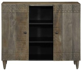 vidaXL Sideboard 90x33x75 cm μασίφ ξύλο Mango