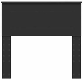 vidaXL Κεφαλάρι Μαύρη Οξυά 75 cm Επεξεργασμένο ξύλο