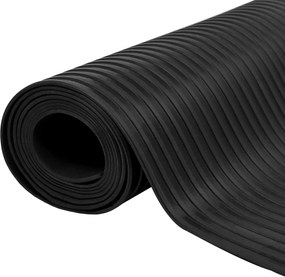 vidaXL Μάτ δαπέδου Μαύρο 1,5 x 2 m Λάστιχο