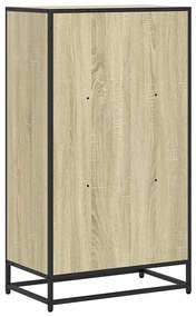 vidaXL Ντουλάπι βιβλίων Sonoma Oak 60x35x107,5 cm Κατασκευασμένο ξύλο