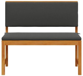 vidaXL Παγκάκι Κήπου με Μαξιλάρια 100x50x91 εκ Μασίφ Ξύλο Ακακίας