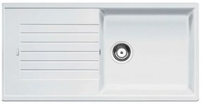 Blanco Zia XL 6 S White SILGRANIT™ PuraDur™ Γρανιτένιος Νεροχύτης Ένθετος Αντιστρεφόμενος με 1 Γούρνα και ποδιά 100x50cm