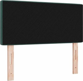 vidaXL Κεφαλάρι Σκούρο Πράσινο 90 cm Βελούδο