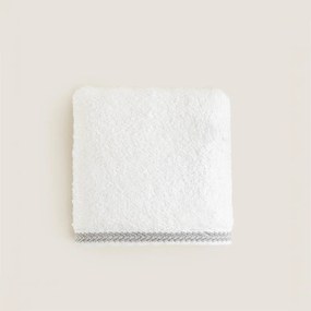 Stewehome Πετσέτα χεριών από μπαμπού Λευκό 45x45 cm