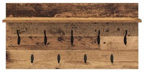 vidaXL Τοίχου Κρεμάστρα Παλαιό ξύλο 80 x 40 x 12 cm Επεξεργασμένο ξύλο
