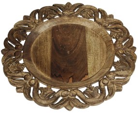 Δίσκος ArteLibre Ξύλο Καφέ 40x40x2.5cm-05153510