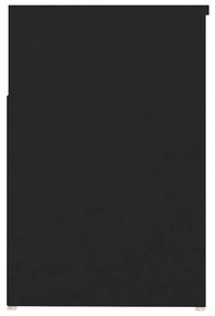 Παπουτσοθήκη Μαύρη 80 x 30 x 45 εκ. από Μοριοσανίδα - Μαύρο
