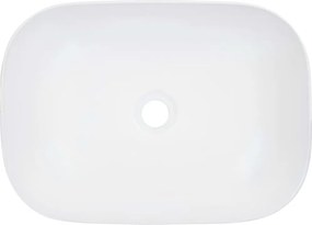 vidaXL Νιπτήρας Λευκός 45,5 x 32 x 13 εκ. Κεραμικός