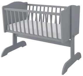 Βρεφικό  Λίκνο - Κούνια  + Στρώμα Sweet Dream  Grey  40x90cm  BC10061  BabyCute