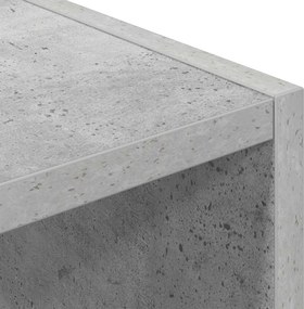 vidaXL Πλαϊνό γραφείο Σκυρόδεμα Γκρι 90 x 30 x 90 cm