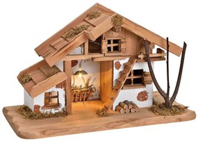 Διακοσμητική Φάτνη με φωτισμό LED διαστάσεις 23x19x29cm