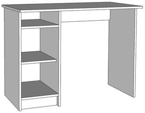 Γραφείο Rey Λευκό 100x50x74,5 εκ.