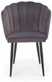 K386 chair, color: grey DIOMMI V-CH-K/386-KR-POPIELATY