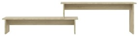 vidaXL Έπιπλο Τηλεόρασης Sonoma Δρυς 180 x 30 x 43 εκ. από Επεξ. Ξύλο