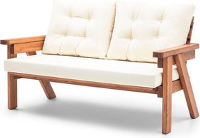 Garden Lounge Set Abant (3+1+1) - Cream Cream
Walnut