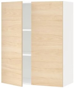 METOD ντουλάπι τοίχου με ράφια/2 πόρτες, 80x100 cm 294.595.97