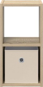vidaXL Κομοδίνο 2 τμχ. Δρύς Sonoma 25,5 x 22 x 49,5 εκ
