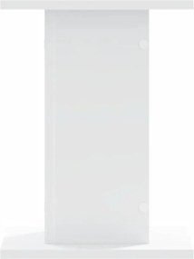 vidaXL Βάσεις Φυτών 2 τεμ. Λευκές 30x30x40 εκ. από Επεξεργασμένο Ξύλο