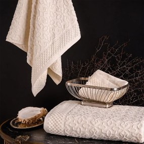 Πετσέτες Norya (Σετ 3τμχ) Ecru Melinen Towels Set 70x140cm 100% Βαμβάκι