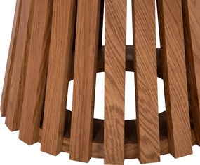 ΣΕΤ 2ΤΜΧ ΤΡΑΠΕΖΙΑ ΣΑΛΟΝΙΟΥ TALBERT HM21083 MDF ΦΥΣΙΚΟ ΞΥΛΟΥ Φ80εκ &amp; Φ45εκ