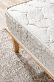 Stewehome Economic Στρώμα Αφρού για Διπλό Κρεβάτι Κρεμ 140x200 cm