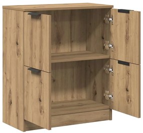 vidaXL Μπουφές Αρτισιανή Δρυς 60 x 30 x 70 εκ. από Επεξεργασμένο Ξύλο