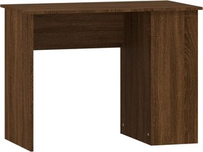 vidaXL Γραφείο Καφέ Δρυς 100x55x75 εκ. από Επεξεργασμένο Ξύλο