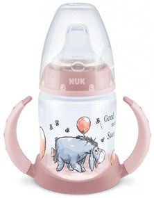Μπιμπερό First Choice Plus Winnie The Pooh 10743945 Με Λαβές Temperature Control 150ml 6-18 Μηνών Pink Nuk 150ml Polypropylene