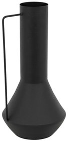 Βάζο Genmary pakoworld μεταλλικό σε μαύρη απόχρωση Φ17x34.5εκ