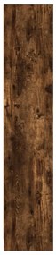 vidaXL Βιβλιοθήκη Καπνιστή Δρυς 57x28,5x107,5 εκ. Επεξεργασμένο Ξύλο