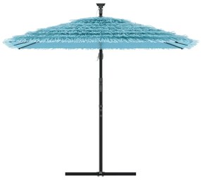 vidaXL Ομπρέλα Κήπου Μπλε 246x246x230 εκ. με Ατσάλινο Ιστό