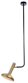 Φωτιστικό Οροφής AR4181P120BB 1ΧΕ27 33Χ20XΗ120 Brass-Black Aca Decor Metal