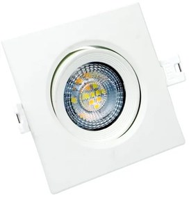 Χωνευτό Σποτ Φωτιστικό Οροφής LED CCT SMD 12W 3000K-6000K IP44 Λευκό Epistar 6448 Spotlight 6448 Λευκό