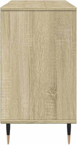 vidaXL Ντουλάπι Μπάνιου Sonoma Δρυς 80 x 33 x 60 εκ. από Επεξεργ. Ξύλο