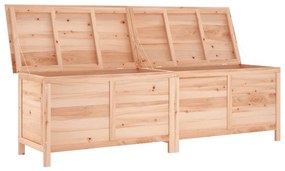 vidaXL Μπαούλο Αποθήκευσης Κήπου 198,5x50x56,5εκ από Μασίφ Ξύλο Ελάτης