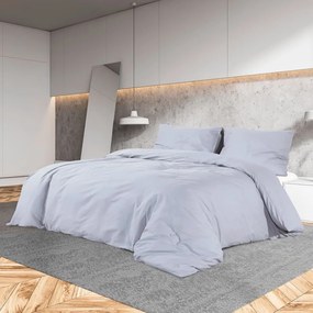 Σετ Παπλωματοθήκης Γκρι 260 x 220 εκ. Βαμβακερό 136109