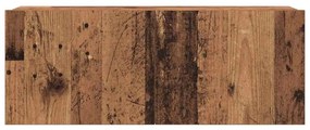 vidaXL Σετ επίπλου τηλεόρασης 6 pcs Παλαιό ξύλο 80 x 30 x 30 εκ ξύλο