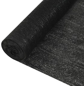vidaXL Δίχτυ Σκίασης Μαύρο 1,2 x 50 μ. από HDPE 195 γρ./μ²
