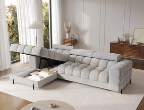 Γωνιακός καναπές Freyia-Gkri Anoixto-Αριστερή