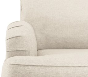 Καναπές Bloomington A106, Μπεζ, 195x95x85cm, Ταπισερί, Πόδια: Ξύλινα, Μεταλλικά