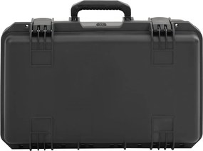 vidaXL Θήκη Πτήσης Φορητή Μαύρη 55x35x22,5 εκ. από Πολυπροπυλένιο