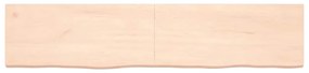 vidaXL Ράφι Τοίχου 180x40x(2-6) εκ. από Ακατέργαστο Μασίφ Ξύλο Δρυός