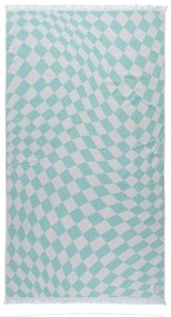 Πετσέτα Θαλάσσης Groovy Aqua Nef-Nef Θαλάσσης 90x170cm 100% Cotton