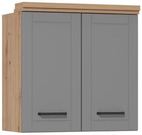 Κρεμαστό Ντουλάπι Κουζίνας Valencia G60A Artisan - Γκρί Ματ 60x32x61 εκ. 60x32x61 εκ.